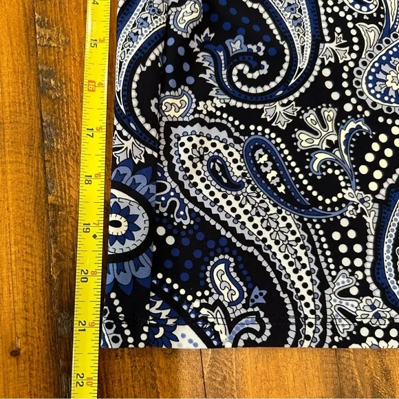 💐 Tommy Hilfiger Blue Paisley Sleeveless Jumpsuit - Picture 12 of 12